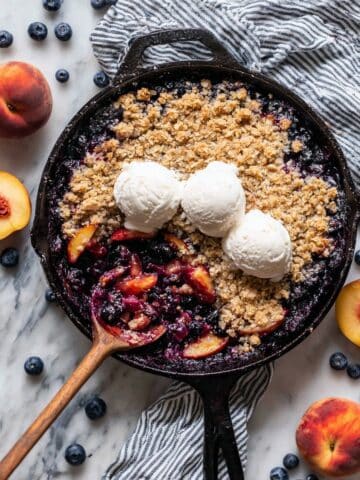 Blueberry Peach Crumble Recipe