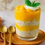 Peaches and Cream Chia Pudding with Greek Yogurt Recipe