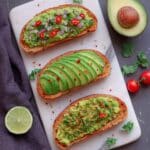 Avocado Toast with Lemon, Black Pepper, and Chili Flakes Recipe