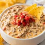 Rotel Dip with Ground Beef Recipe