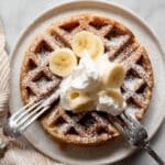 Flourless Banana Oat Waffles Recipe