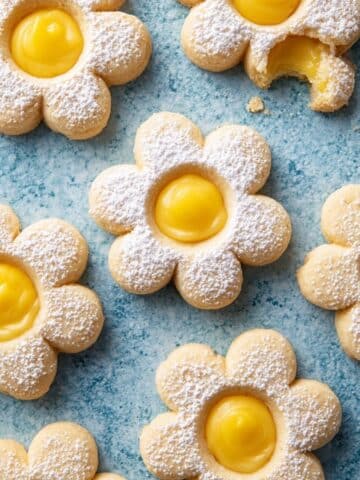 Meyer Lemon Curd Linzer Cookies Recipe