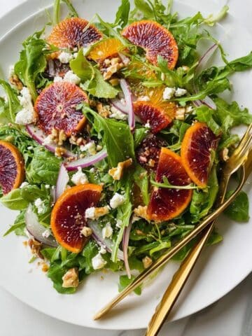 Blood Orange, Goat Cheese & Arugula Salad Recipe