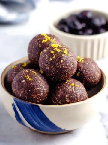 Lemon Blueberry Energy Balls Recipe