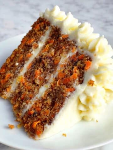 Homemade Carrot Cake with Cream Cheese Frosting Recipe
