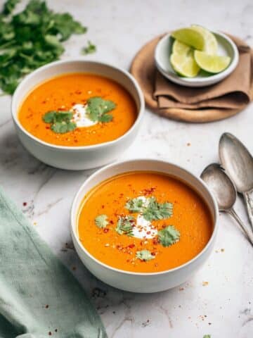 Thai Coconut Red Lentil Soup Recipe