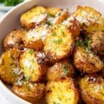 Garlic Parmesan Potatoes in the Air Fryer Recipe