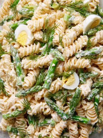 Salmon Asparagus Pasta Salad Recipe