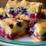 Berry Coffee Cake with Fresh Blueberries and Raspberries Recipe