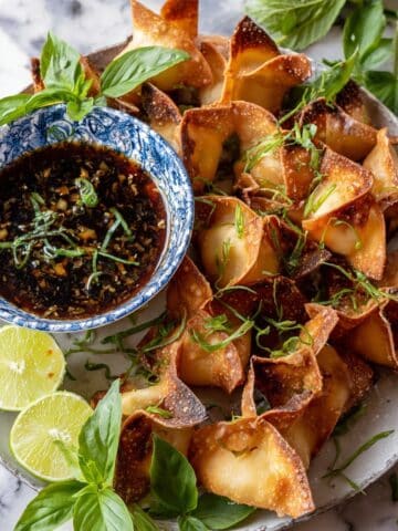 Cheese Rangoons with Sweet Ginger Chili Sauce Recipe