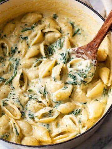 Creamy Spinach Tofu Shells Recipe