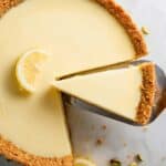Lemony Cheesecake Tart with Pistachio Crust Recipe