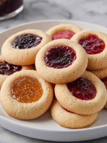 Thumbprint Cookies with Jam or Nutella Recipe