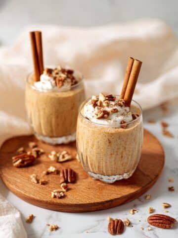 Vegan Pumpkin Pie Overnight Oats with Chia Seeds Recipe
