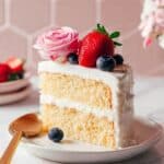 The BEST Gluten-Free Vanilla Cake (1 Bowl!) Recipe