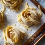 Homemade Pappardelle with Crispy Mushrooms and Lemon-Parmesan Toss Recipe