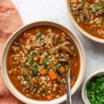 Mushroom Barley Soup Recipe