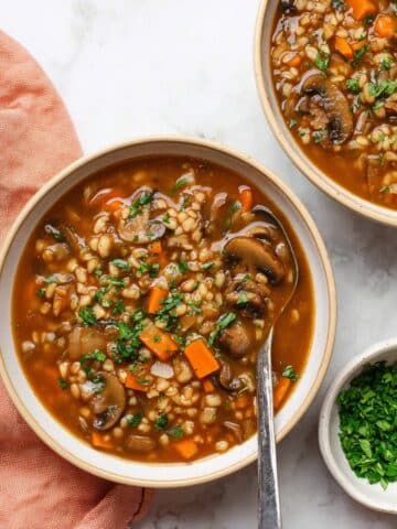 Mushroom Barley Soup Recipe