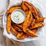 Crispy Oven-Baked Sweet Potato Wedges Recipe