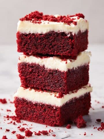 Red Velvet Brownies with Cream Cheese Frosting Recipe