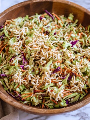 Crunchy Broccoli Slaw Ramen Noodle Salad Recipe
