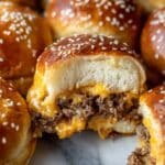 Easy Double Cheddar Cheeseburger Sliders Recipe