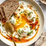 Turkish Eggs with Spicy Chili Oil and Yogurt Sauce Recipe