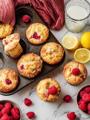 Raspberry Lemon Ricotta Muffins Recipe