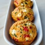 Savory Spinach Feta and Sun-Dried Tomato Muffins Recipe