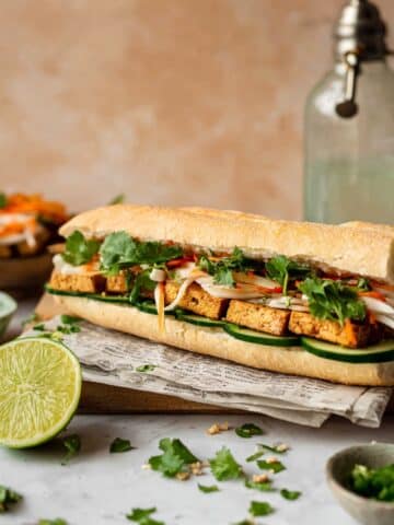 Vegetarian Banh Mi Sandwich Recipe