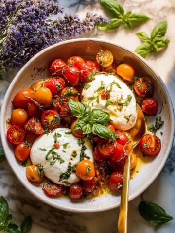 Marinated Cherry Tomatoes with Burrata Recipe
