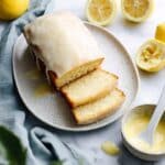 Vegan Lemon Loaf Cake with Lemon Glaze Recipe