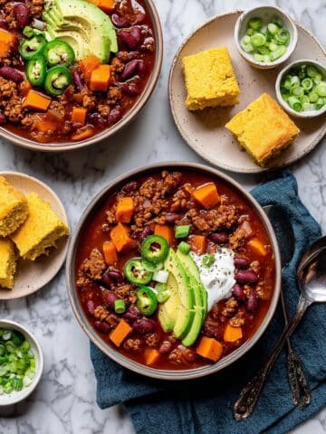 Turkey Sweet Potato Chili Recipe