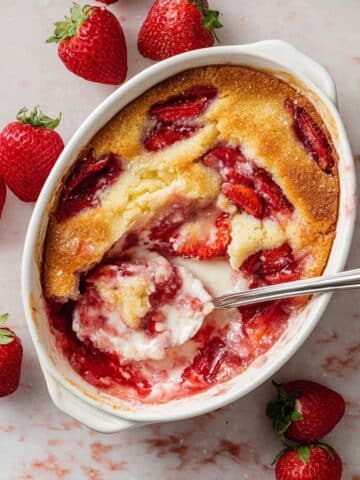 Strawberry Cobbler with Cream Cheese Recipe