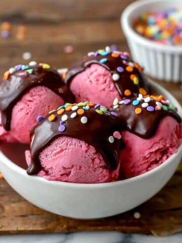 Cottage Cheese Ice Cream (Strawberry and Banana Flavors) Recipe