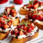 Strawberry Balsamic Bruschetta Recipe