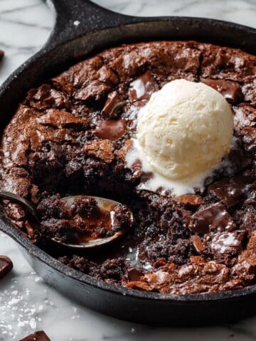 Double Chocolate Skillet Cookie Recipe