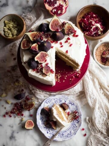 Fig and Honey Medovik - Gluten-Free Russian Layer Cake with Mascarpone Cream Recipe