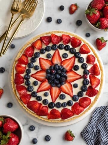 4th of July Fruit Pizza Recipe