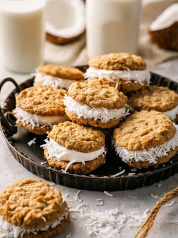 Coconut Oatmeal Cream Pie Sandwiches Recipe