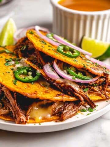 Slow Cooker Birria Tacos with Savory Consomé Recipe