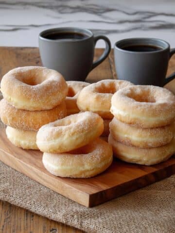Baked Cinnamon Sugar Donuts & Donut Holes Recipe