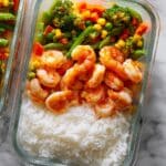 Honey Garlic Shrimp Meal Prep Recipe