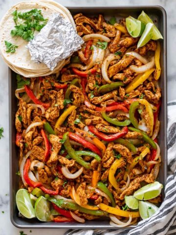 Sheet Pan Chicken Fajitas Recipe