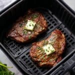 Perfect Air Fryer Steak with Garlic Butter Recipe