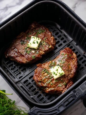 Perfect Air Fryer Steak with Garlic Butter Recipe
