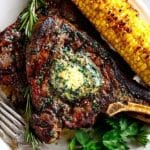 Perfect Grilled Steak with Herb Butter Recipe