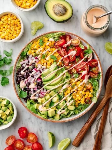 Southwest Salad with Chipotle Ranch Recipe
