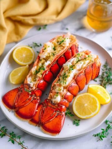Air Fryer Lobster Tails with Garlic Butter and Cajun Seasoning Recipe