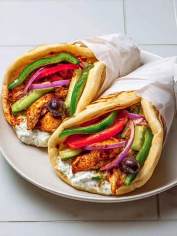 Easy Greek Chicken Gyros Recipe